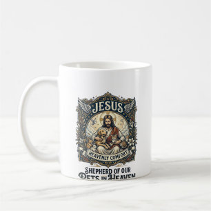 Jesus huisdier herdenking herinnering T-shirt chri Koffiemok