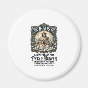 Jesus huisdier herdenking herinnering T-shirt chri Magneet