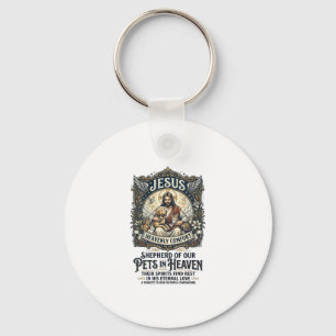 Jesus huisdier herdenking herinnering T-shirt chri Sleutelhanger