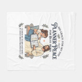 Jesus Huiswerk Moeder Planner Shirt Gebeds Gebasee Fleece Deken (Voorkant (Horizontaal))