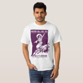 Jesus Humour Funny Jesus Surfing  T-shirt (Voorkant volledig)