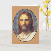 Jesus I ben het Licht van de producten van de Kaart (Gele Bloem)