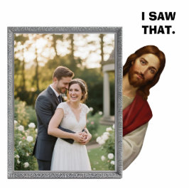 Jesus I Saw That Personalized Custom Photo Frame Staand Fotobeeldje