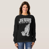 Jesus I Trust In You Catholic person Trui (Voorkant volledig)