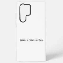 Jesus I Trust In You Minimalist Samsung Case Galaxy Hoesje