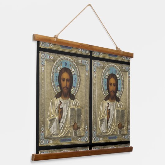JESUS ICON HANGEND WANDKLEED (Gebogen)