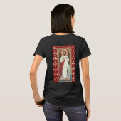 JESUS IK VERTROUW IN JE DIVINE MERCY ICON T-SHIRT (Achterkant volledig)