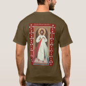 JESUS IK VERTROUW IN JE DIVINE MERCY ICON T-SHIRT (Achterkant)