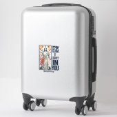 Jesus Ik Vertrouw Op Jou Divine Barmhartigheid Shi Sticker (Koffer)
