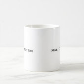 Jesus Ik Vertrouw Op Jou Minimalistische Mok (Center)