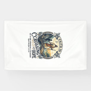 Jesus immigratie opnieuw beginnen met moed shirt C Spandoek