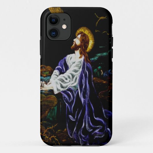 Jesus in de Hof van Gethsemane iPhone 5 Hoesje (Achterkant)