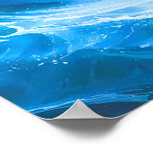Jesus in de oceaan Poster Print (Hoek)