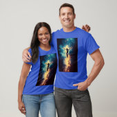 Jesus in de ruimte Opstanding 01 T-shirt (Unisex)