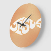 "Jesus" in Fish Shape Christelijk Pastor cadeau Grote Klok (Hoek)