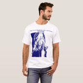 Jesus in Gethsemane Abstracte kunst T-shirt (Voorkant volledig)