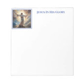 Jesus in Glory Notitieblok (Voorkant)
