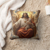 Jesus in het koninkrijk van de Hemel Worp kussen (Deken)