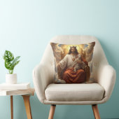 Jesus in het koninkrijk van de Hemel Worp kussen (Stoel)