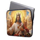 Jesus in Kingdom of Heaven Electronics/Laptop Bag Laptop Sleeve (Voorkant Links)