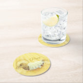 Jesus in Manger Kerst Papier Onderzetters (Insitu)