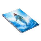 Jesus in Ocean notebook Notitieboek (Rechterzijde)