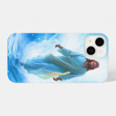 Jesus In Ocean Waves Iphone Case iPhone Hoesje (Achterkant horizontaal)