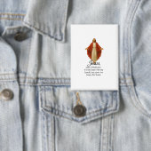 Jesus in Red and White Button (Insitu)