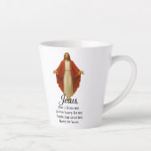 Jesus in Red and White Latte Mok (Rechts)