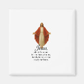 Jesus in Red and White Magneet (Voorkant)