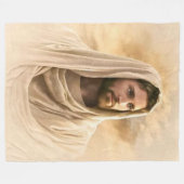 JESUS in ROBE Fleece Deken (Voorkant (Horizontaal))