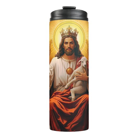 Jesus In the Kingdom of Heaven Thermal Tumbler Thermosbeker (Voorkant)