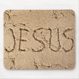Jesus in zand muismat