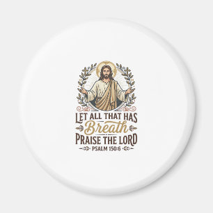 Jesus Indie Folk Akoestische Aanbidding Grafische  Magneet