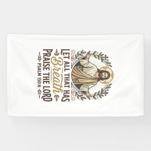 Jesus Indie Folk Akoestische Aanbidding Grafische  Spandoek