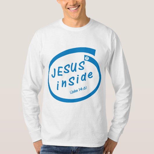 Jesus inside (John 14:6) T-shirt (Voorkant)