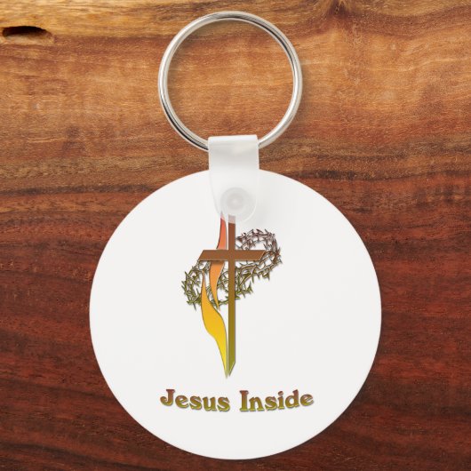 Jesus Inside Sleutelhanger (Voorkant)