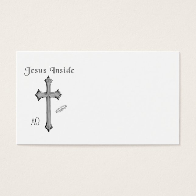 Jesus Inside Visitekaartjes (Voorkant)