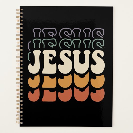 Jesus - Inspirerend Christelijk ontwerp Planner (Voorkant)