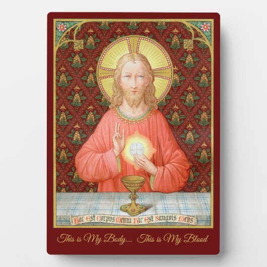 Jesus Instituting Heilige Communion (SAU 045) 5"x7 Fotoplaat (voorkant)