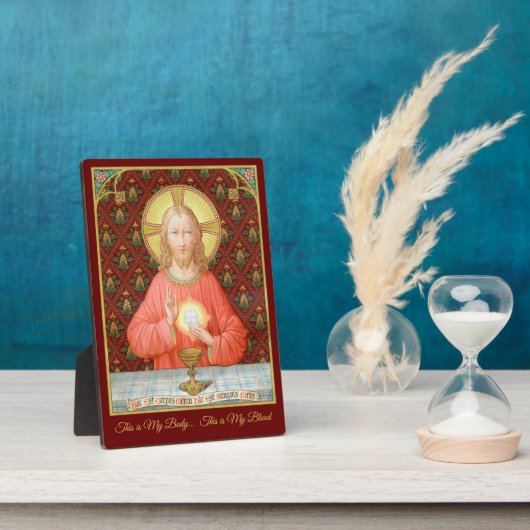 Jesus Instituting Heilige Communion (SAU 045) 5"x7 Fotoplaat (Zijkant)