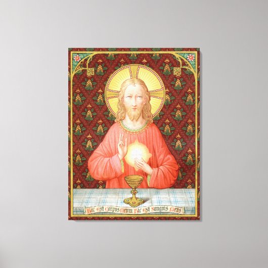 Jesus Instituting Heilige Communion (SAU 045) Canvas Afdruk (Voorkant)