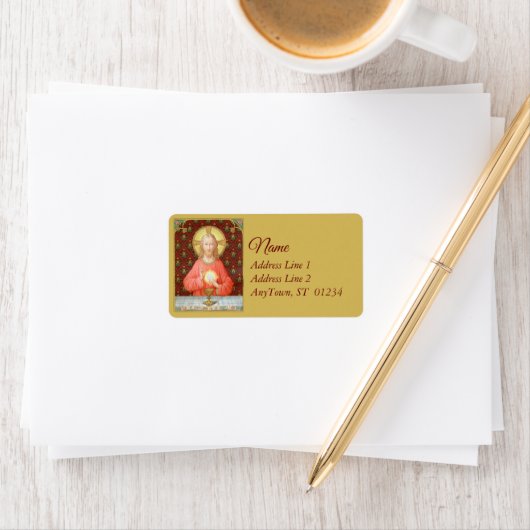 Jesus Instituting Heilige Communion (SAU 045) Etiket (Insitu)