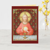 Jesus Instituting Heilige Communion (SAU 045) Kaart (Gele Bloem)