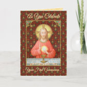 Jesus Instituting Heilige Communion (SAU 045) Kaart (Voorkant)