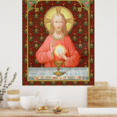 Jesus Instituting Heilige Communion (SAU 045) Poster (Keuken)