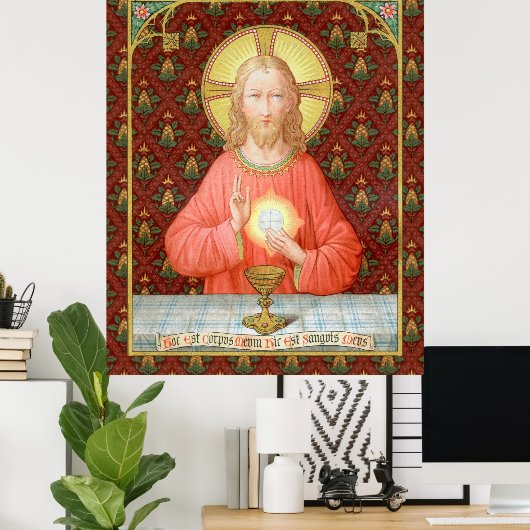 Jesus Instituting Heilige Communion (SAU 045) Poster (Thuiskantoor)