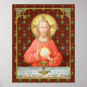Jesus Instituting Heilige Communion (SAU 045) Poster
