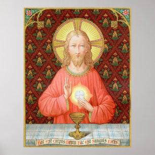 Jesus Instituting Heilige Communion (SAU 045) Poster
