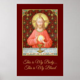 Jesus Instituting Heilige Communion (SAU 045) Poster
